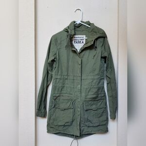 Garage Women's Military Parka Jacket.  Size Small